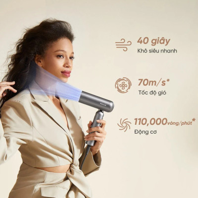 Máy Sấy Và Tạo Kiểu Gấp Gọn Dreame Pocket Bản Quốc Tế (Bảo Hành 24 Tháng) - Hàng Chính Hãng