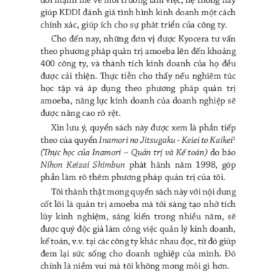 Quản Trị Inamori - Mỗi Nhân Viên Đều Đóng Vai Trò Chính 	_TRE