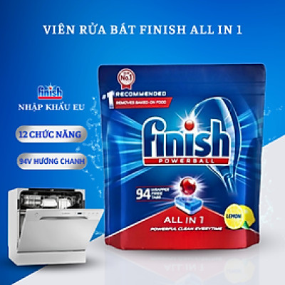 Viên rửa bát Finish All in 1 Max 94 viên
