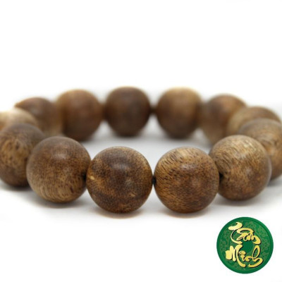 Vòng Tay Trầm Hường ️Trầm Tốc Kiến ️ Vòng Tròn Đơn 14 Trụ Trầm, Thu Hút May Mắn, Tài Lộc.