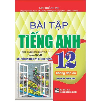 Sách - Bài tập tiếng anh 12 Global Success - Kết nối tri thức( tặng file đáp án) (HA-MK01)