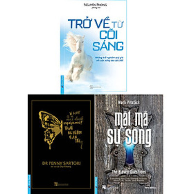 Combo 3 Cuốn Giải Mã Sự Sống Gồm: Trải Nghiệm Cận Tử + Mật Mã Sự Sống + Trở Về Cõi Sáng (Tái Bản)