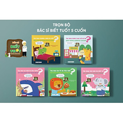 Combo 5 cuốn song ngữ - Bác sỹ biết tuốt - Minh Quang Books