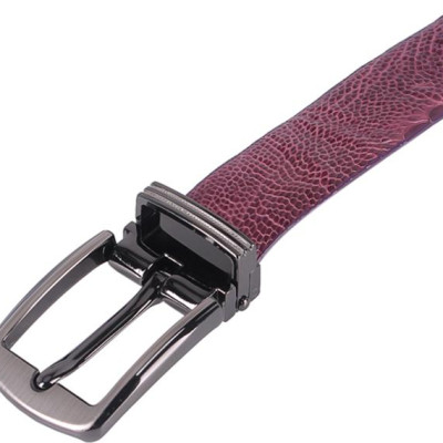 Thắt Lưng Nữ Da Đà Điểu Trơn Huy Hoàng HT5417 - Tím