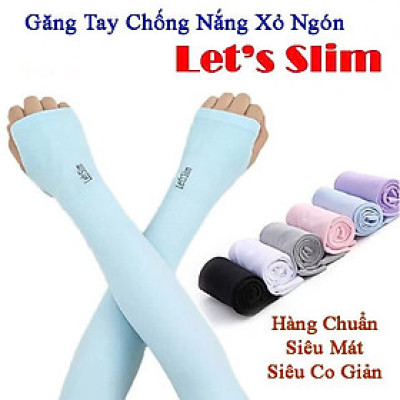 Găng tay chống nắng xỏ ngón cho nam nữ Let