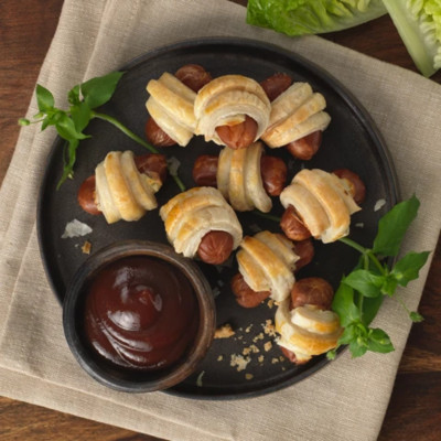 Xúc Xích Gà Cocktail Tulip 405g - Nhập Khẩu Đan Mạch | Tulip Chicken Cocktail Sausages 405g