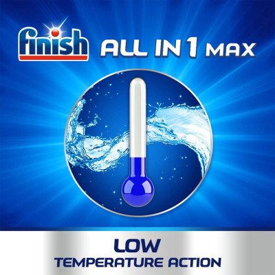 Túi 48 viên rửa chén Finish All In1 Max Dishwasher Tablets Soda QT09440