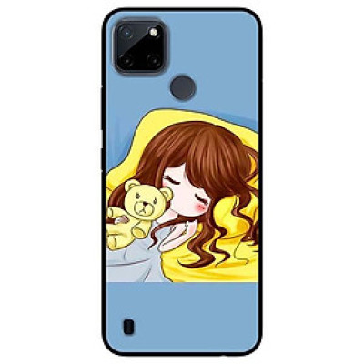 Ốp lưng dành cho Realme C21Y - C25Y mẫu Anime Couple Ngủ A