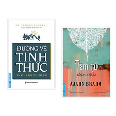 Combo Đường Về Tỉnh Thức (khổ nhỏ - 54440) - Tâm Từ (khổ nhỏ - 45462)