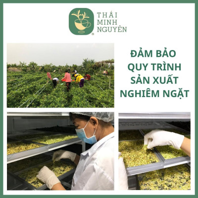 TRÀ KIM NGÂN HOA (100% NỤ HOA) TÚI 50G - THÁI MINH NGUYÊN. Hàng chuẩn chất lượng số 1 Việt Nam.