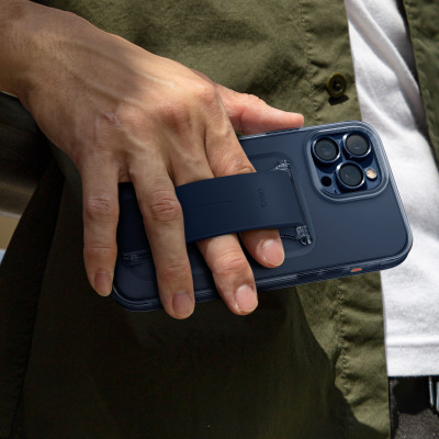 Ốp UNIQ Hybrid Heldro Mount Dành Cho iPhone 15 Pro/ 15 Pro Max Có Dải MountGrip Dể Dàng Thao Tác Bằng Một Tay Hàng Chính Hãng