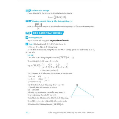 Sách - Cẩm Nang Ôn Luyện Thi THPT, Đại Học Môn Toán - Hình Học - Biên soạn theo chương trình GDPT mới - ndbooks