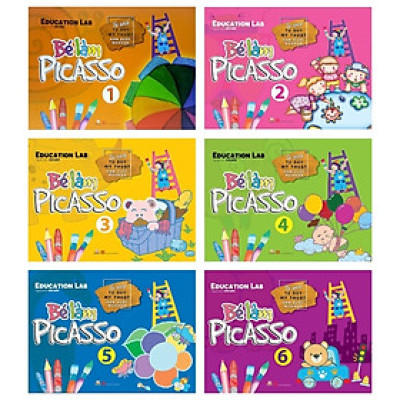 Combo  Bé Làm Picasso - 6 Cuốn - Education Lab - Vanlangbooks