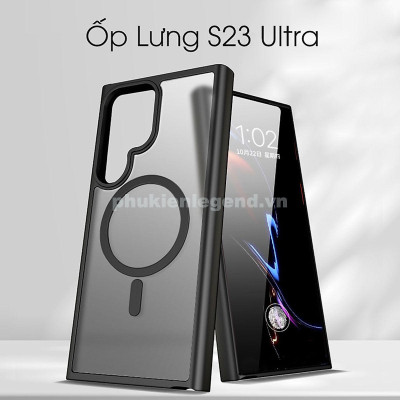 Ốp lưng nhám sạc từ tính cho Samsung Galaxy S25 Ultra | S24 Ultra hiệu Likgus PC Ultra-thin Frosted Magnetic Case - mặt lưng nhám mờ chống bám bẩn, gờ bảo vệ Camera 0.5mm - Hàng chính hãng