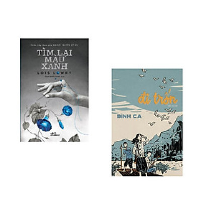 Combo 2 cuốn Tiểu Thuyết Hấp Dẫn: Tìm Lại Màu Xanh+ Đi Trốn  (Tặng kèm BookMark Happy Life)  