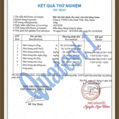 COMBO Bột rửa bát sinh học Satos+Muối 1.5kg+Bóng 800ml Hữu cơ - Dùng Cho Máy Rửa Bát