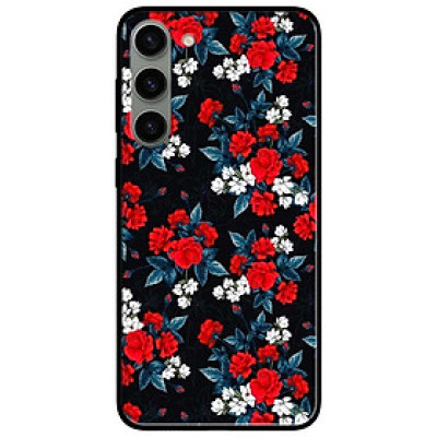 Ốp lưng dành cho Samsung S23 - S23 Plus - S23 Ultra - A34 5G - A54 5G mẫu Hồng Đỏ Nền Đen