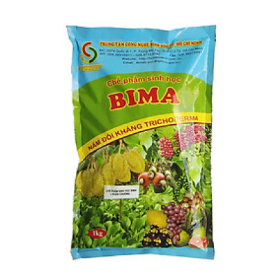 Phân bón sinh học BIMA - chế phẩm nấm đối kháng TRICHODERMA gói 1Kg