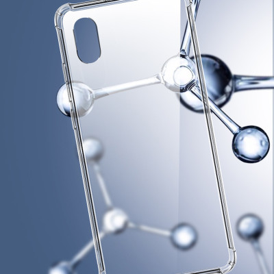 Ốp Hybrid Viền TPU Mặt Kính Cường Lực Leeu Design dành cho iPhone Xs Max _ Hàng Nhập Khẩu