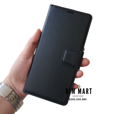 Bao da dạng ví dành cho Xiaomi POCO C40 Hanman có quai cài - Hàng nhập khẩu