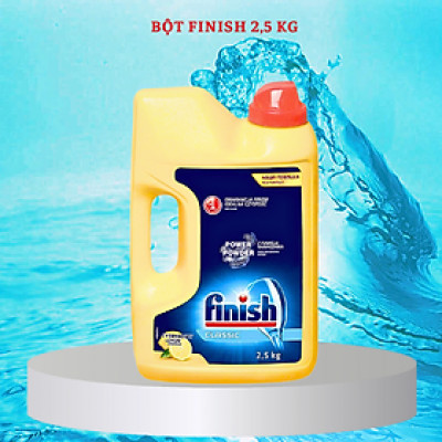 Bột rửa chén Finish Dishwasher Power Powder Lemon Sparkle 2,5 kg QT017384 - hương chanh