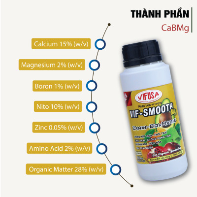 VIF-SMOOTH Mg - Phân bón CaBMg chai 500ml