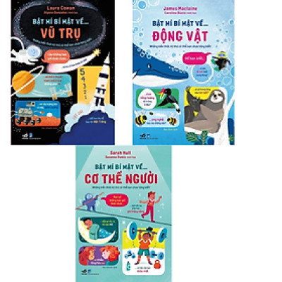 Combo Sách Thiếu Nhi Hay- Bí Mật Về : Động Vật+Cơ Thể Người+Vũ Trụ