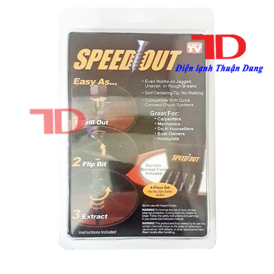 Bộ 4 mũi khoan ốc vít đa năng 