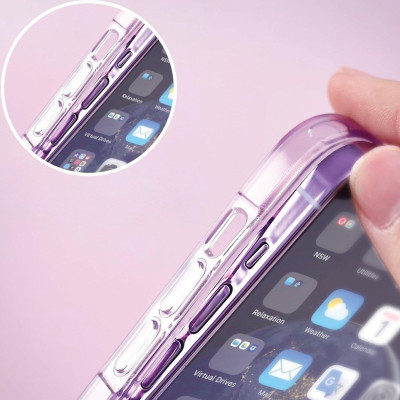 Ốp lưng trong suốt viền màu cho iPhone 14 Plus (6.7 inch) hiệu Likgus Simple But Unique chống sốc, chống chịu mọi va đập - hàng nhập khẩu