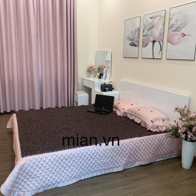 Chiếu Hạt Gỗ Trắc Mộc kích thước 1,8mx2m hạt 1.8cm - Chiếu gỗ Mian ( video , hình thật )