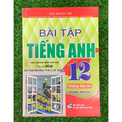 Sách - Bài tập tiếng anh 12 Global Success - Kết nối tri thức( tặng file đáp án) (HA-MK01)