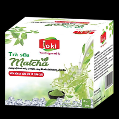 Trà sữa Matcha Yoki 200g (10*20g)