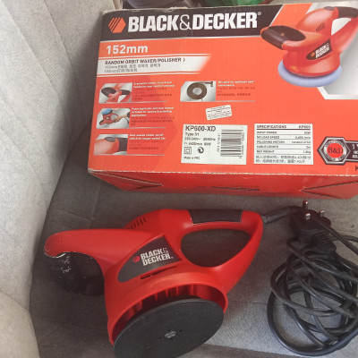 Máy đánh bóng ô tô 60W 152mm Black Decker KP600- Hàng chính hãng