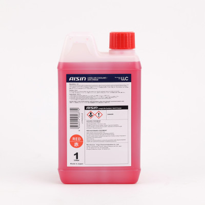 Nước Làm Mát Động Cơ Màu Đỏ AISIN Long Life Coolant 20% 1 Lít LCPM20A1LR - Nhập Khẩu Chính Hãng