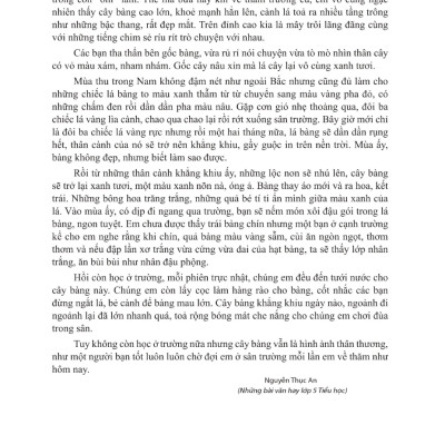 Tuyển Chọn Những Bài Văn Miêu Tả 5 _ML