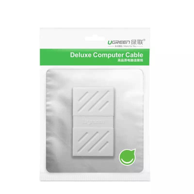 Ugreen UG20311NW114TK Màu Trắng Đầu nối dài dây mạng CAT6 cao cấp - HÀNG CHÍNH HÃNG