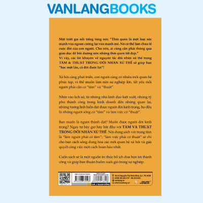 Tâm Và Thuật Trong Đối Nhân Xử Thế - Tái Bản 2025 - Vanlangbooks