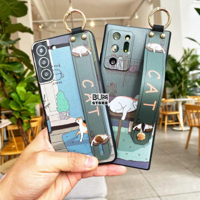 Ốp Lưng Cho Galaxy S23 Ultra / S23 Plus / S22 ULTRA / S22 PLUS / S21 Ultra / S21 Plus / Note 20 Ultra / Note 20 / S21 FE Hình Mèo In Sần