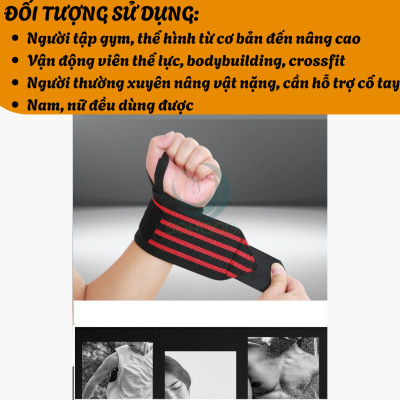 Bộ 2 Dây Quấn Cổ Tay Tập Gym Chống Trượt- Dây Hỗ Trợ Cổ Tay Khi Tập Tạ – Tập Lưng 2 Dây- Set 2 Đai Quấn Cổ Tay Chống Mỏi Khi Tập Thể Hình- Dây Quấn Tay Gym Tăng Lực Kéo – Bảo Vệ Cổ Tay 2 Cái– Co Giãn, Chống Trượt