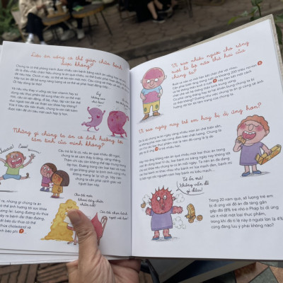 (Bìa cứng in màu) CẨM NANG CHO KHẨU VỊ LÀNH MẠNH - Thierry Marx  - Crabit Kidbooks