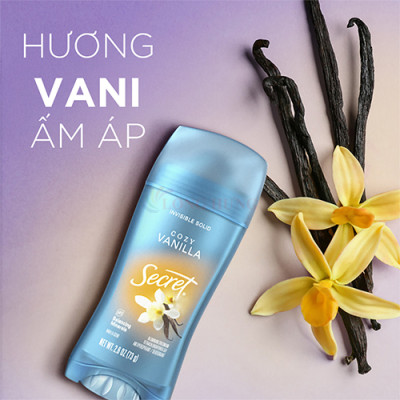 Sáp khử mùi Secret Invisible Solid (73g) - Hàng chính hãng