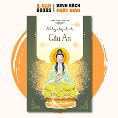 Combo Vở Sổ Chép Kinh Địa Tạng in mờ cao cấp và sổ chép kinh Cầu An in chữ mờ cao cấp (TẶNG BÚT) - Anan Book Biên Soạn