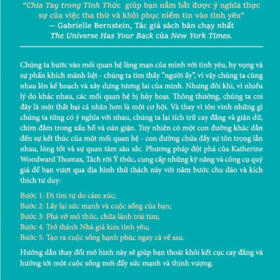 Sách - Chia Tay Trong Tỉnh Thức - 5 Bước Để Sống Hạnh Phúc Ngay Cả Về Sau