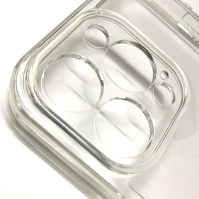 Ốp lưng cho iPhone 13 Pro Max hiệu Likgus Glass trong suốt (không ố màu) - Hàng nhập khẩu