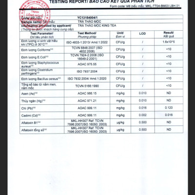 Trà Kingtea 500g - Trà Thảo Mộc Thanh Nhiệt - Mát Gan - Hỗ Trợ Điều Trị Mất Ngủ 