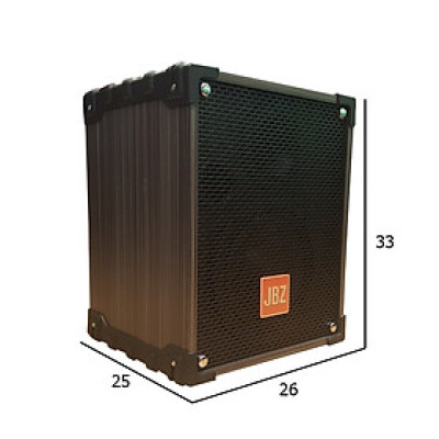 Loa Kéo Di Động âm thanh đỉnh cao hát karaoke đa năng JBZ thùng gỗ 2 tấc NE-106 - Tặng kèm mic không dây - Hàng nhập khẩu