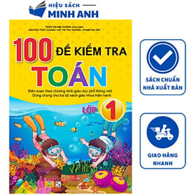 Sách - 100 đề kiểm tra Toán lớp 1