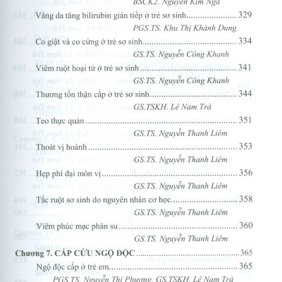 Thực Hành Cấp Cứu Nhi Khoa (Tái bản lần thứ hai, có sửa chữa và bổ sung) - GS.TS. Nguyễn Công Khanh, GS.TSKH, Lê Nam Trà đồng chủ biên