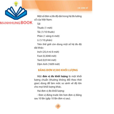 Sách: Sổ Tay Kiến Thức Toán Tiểu Học