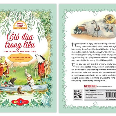 Gió đùa trong liễu - Sách song ngữ kinh điển, có note từ vựng, tặng kèm file nghe